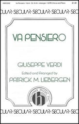 Va Pensiero SATB choral sheet music cover